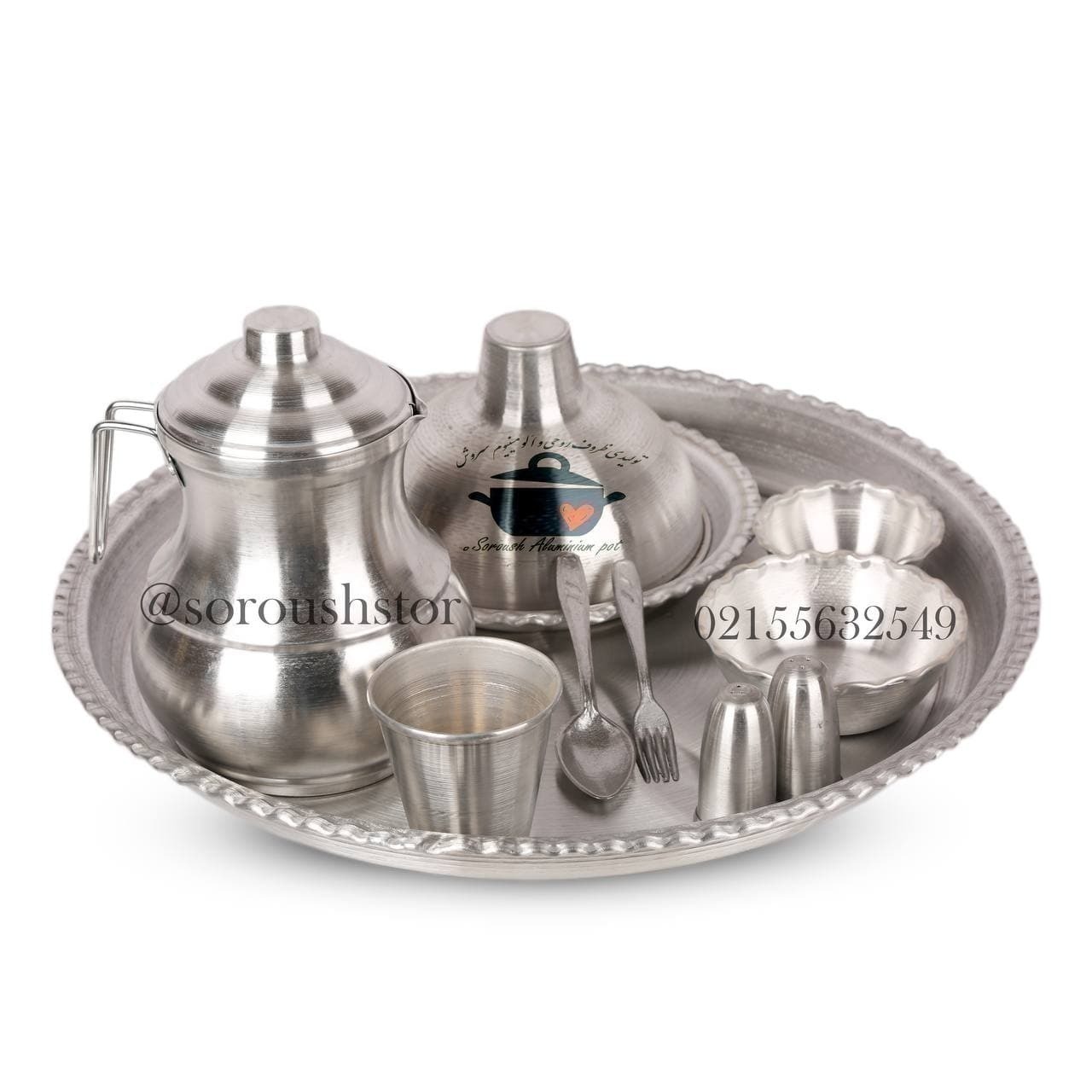 سرویس غذا خوری روحی ، ظروف روحی ، سرویس غذا خوری روحی دالبری