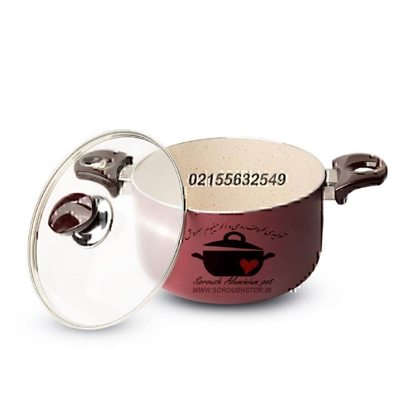  قابلمه گرانیتی ضخیم,قابلمه,قابلمه گرانیتی رنگی, قابلمه رنگی, قابلمه رژیمی, قابلمه نچسب,قابلمه درب دار, 